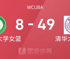 😥差距过大！WCUBA半场清华女篮49-8领先山西财大女篮，山西次节仅得1分