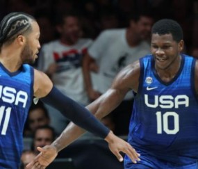 两战得分第一！爱德华兹变美国男篮头号尖刀真犀利