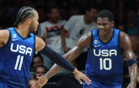 两战得分第一！爱德华兹变美国男篮头号尖刀真犀利